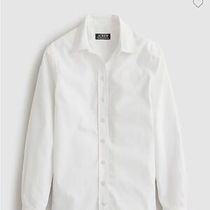 Wren slim shirt in stretch cotton poplin NWOT Size 4